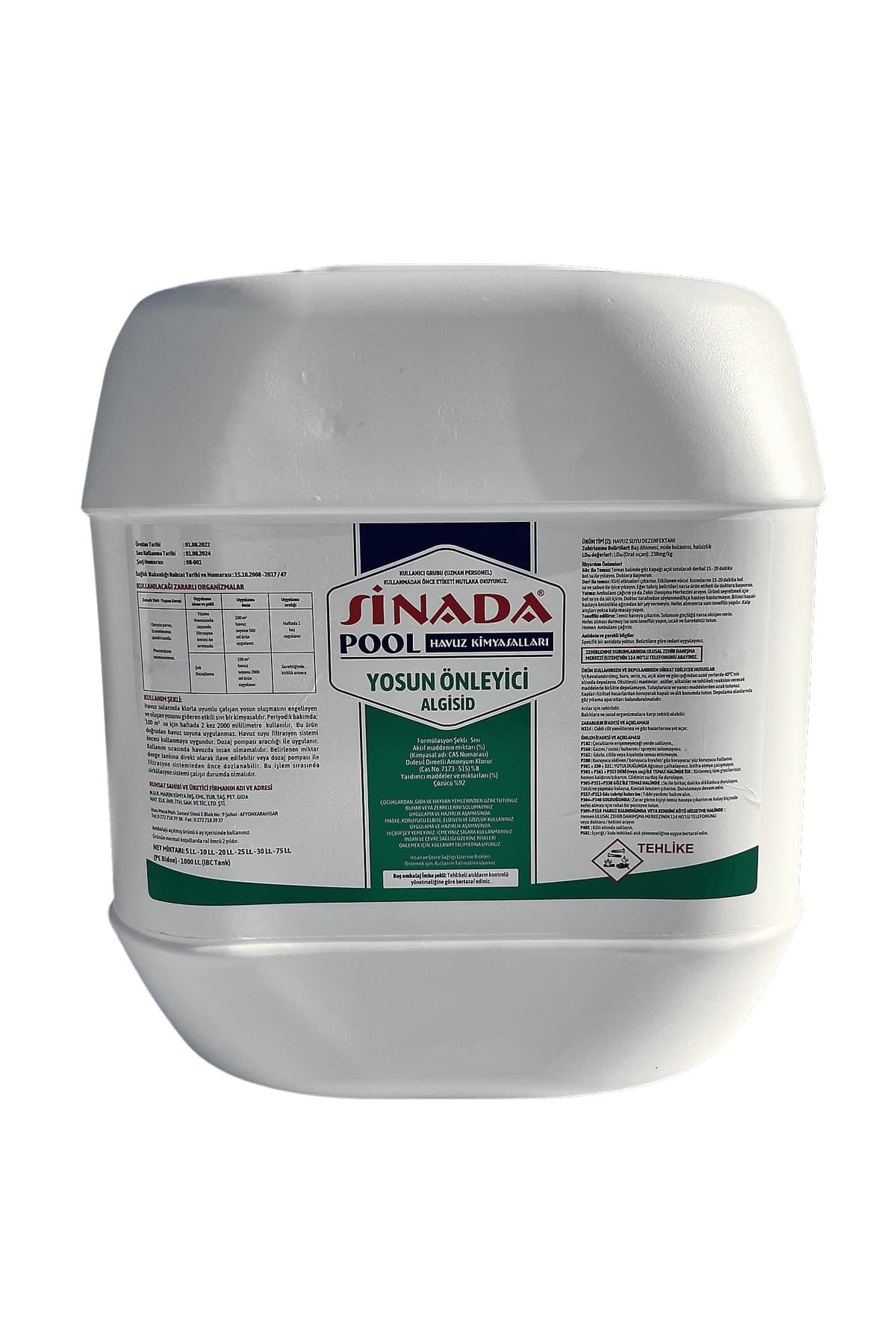 Havuz Yosun Önleyici